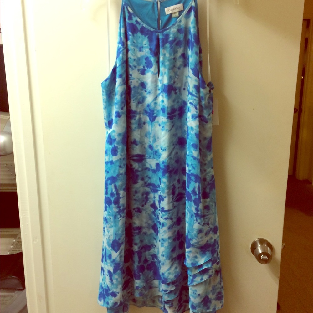 Calvin Klein Blue Sundress-NWT